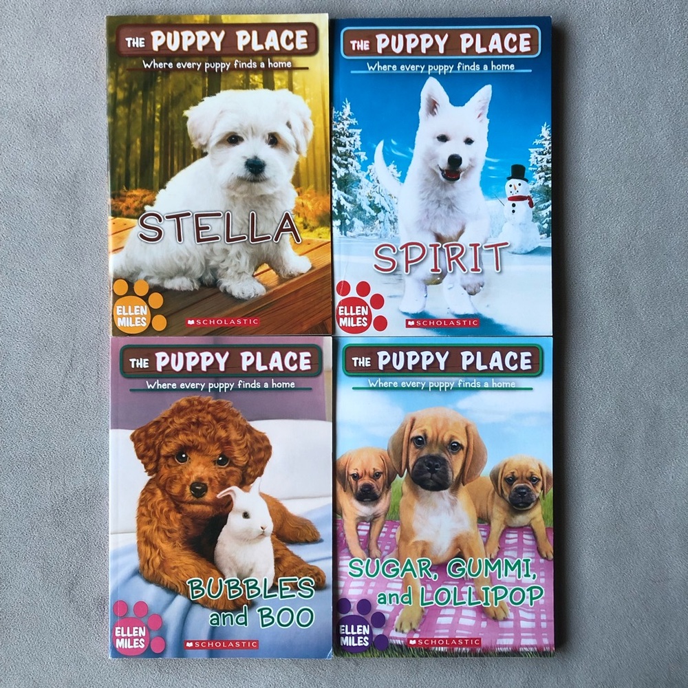 Set of 4 ~ The Puppy Place ~ Junior Novels
